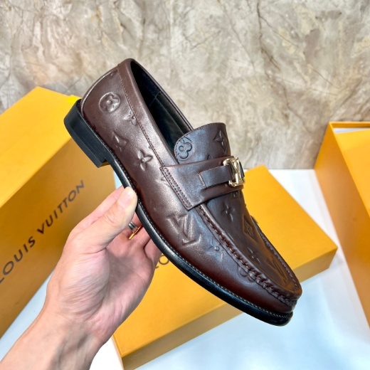 LV-Men's Classic Oxford Leather Shoes