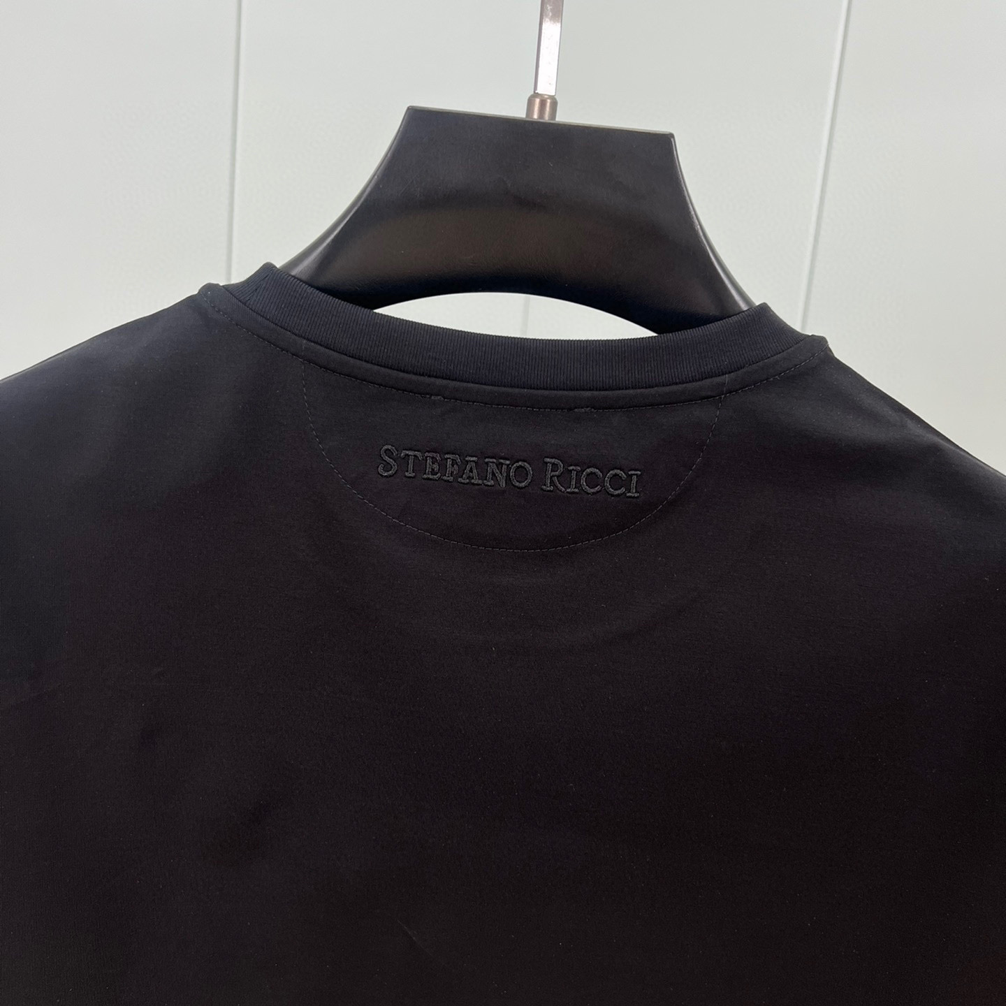 STEFANO RICCI - Metal Eagle Head Logo Short-sleeved T-shirt