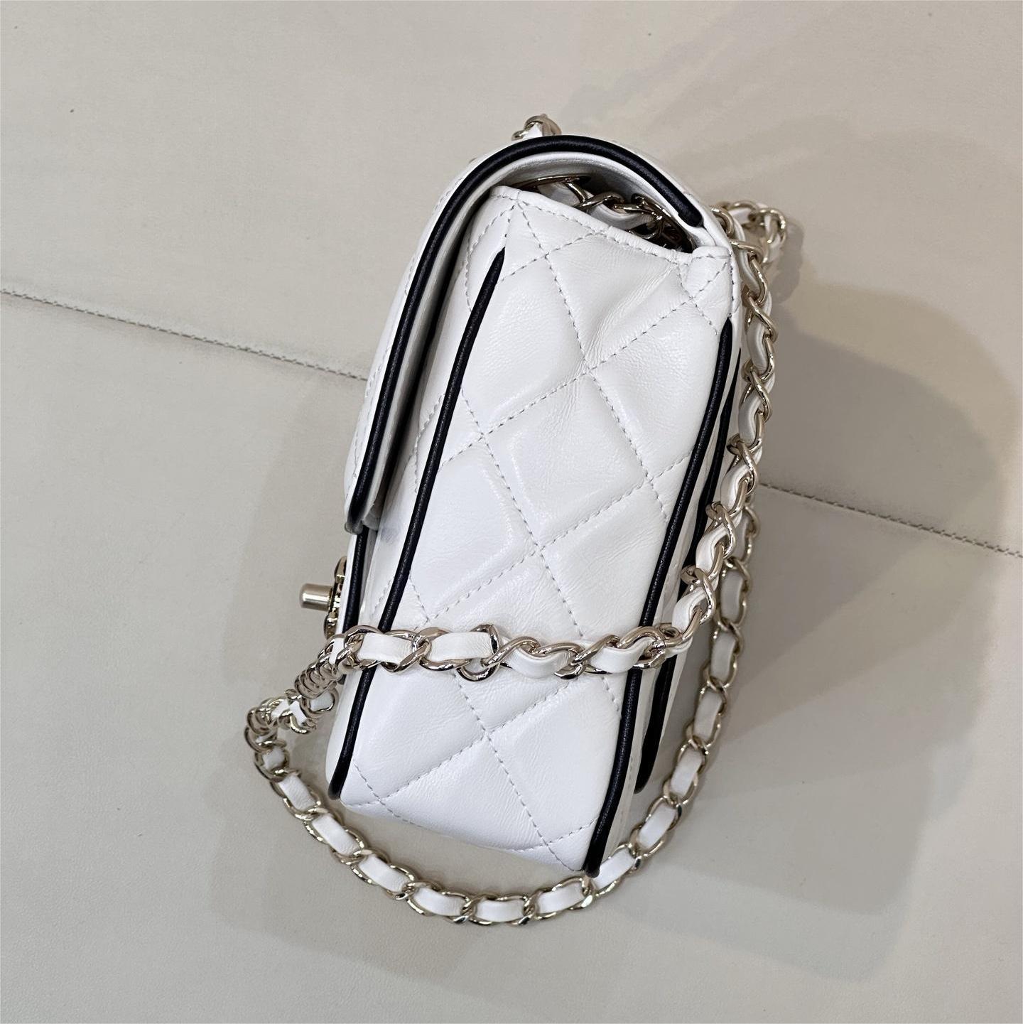 Chanel-Classic diamond patterned sheepskin bag