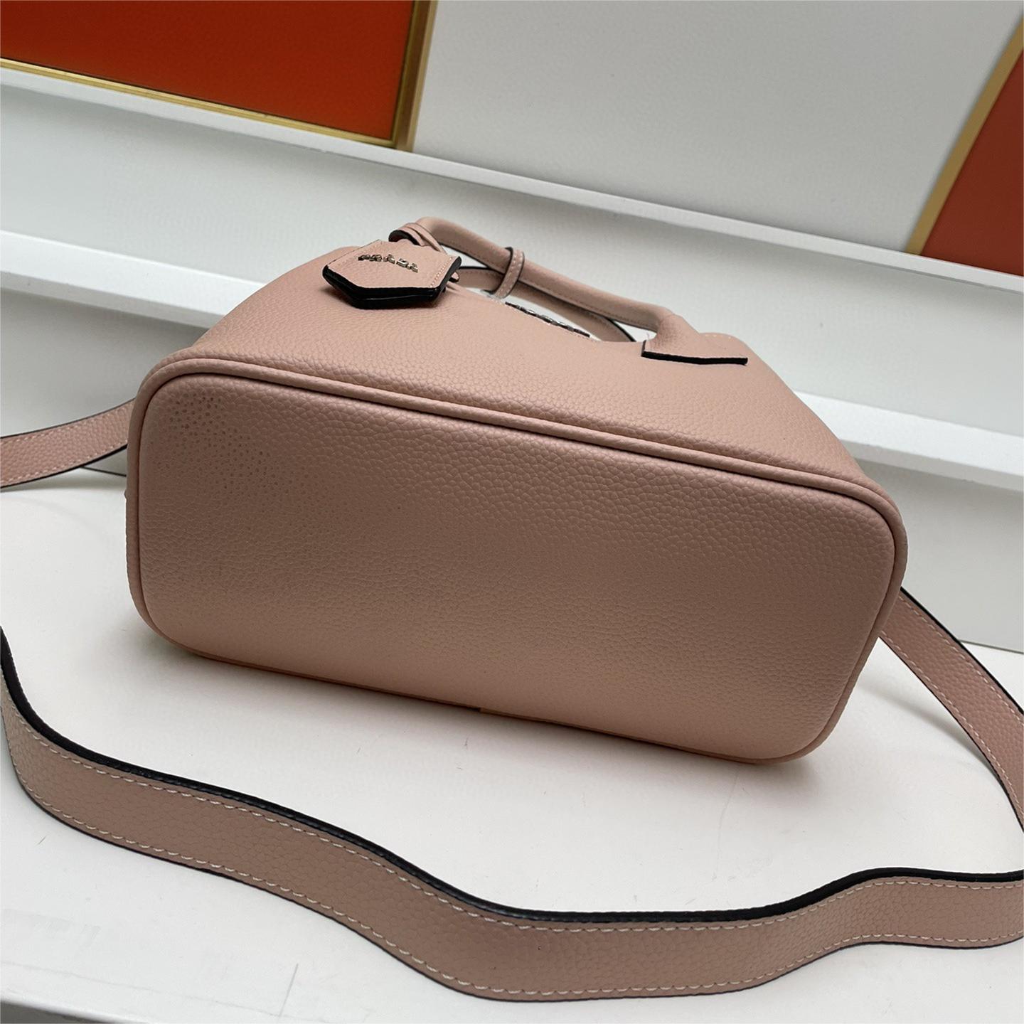 Prada-Litchi pattern double handbag