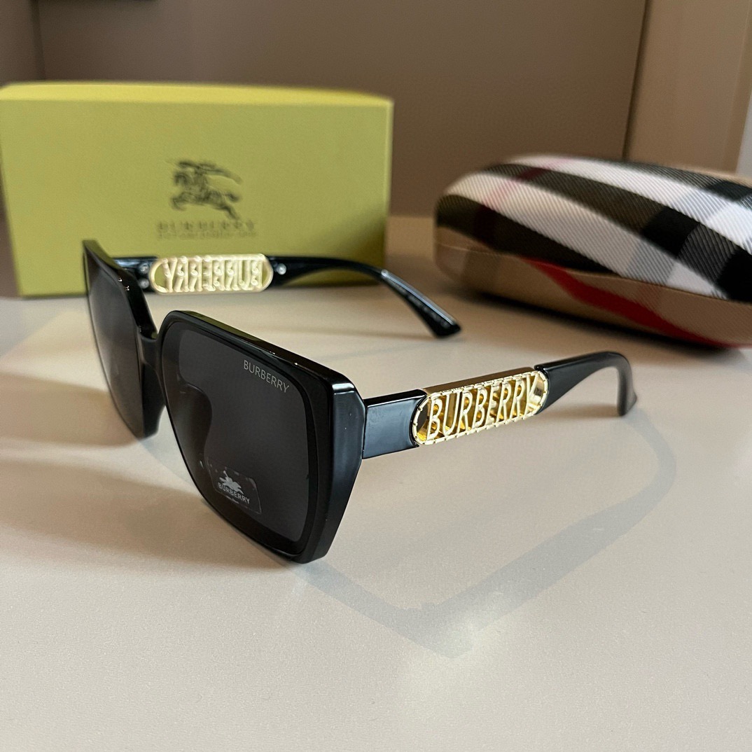 Burberry-2024 New Large Frame Sunglasses