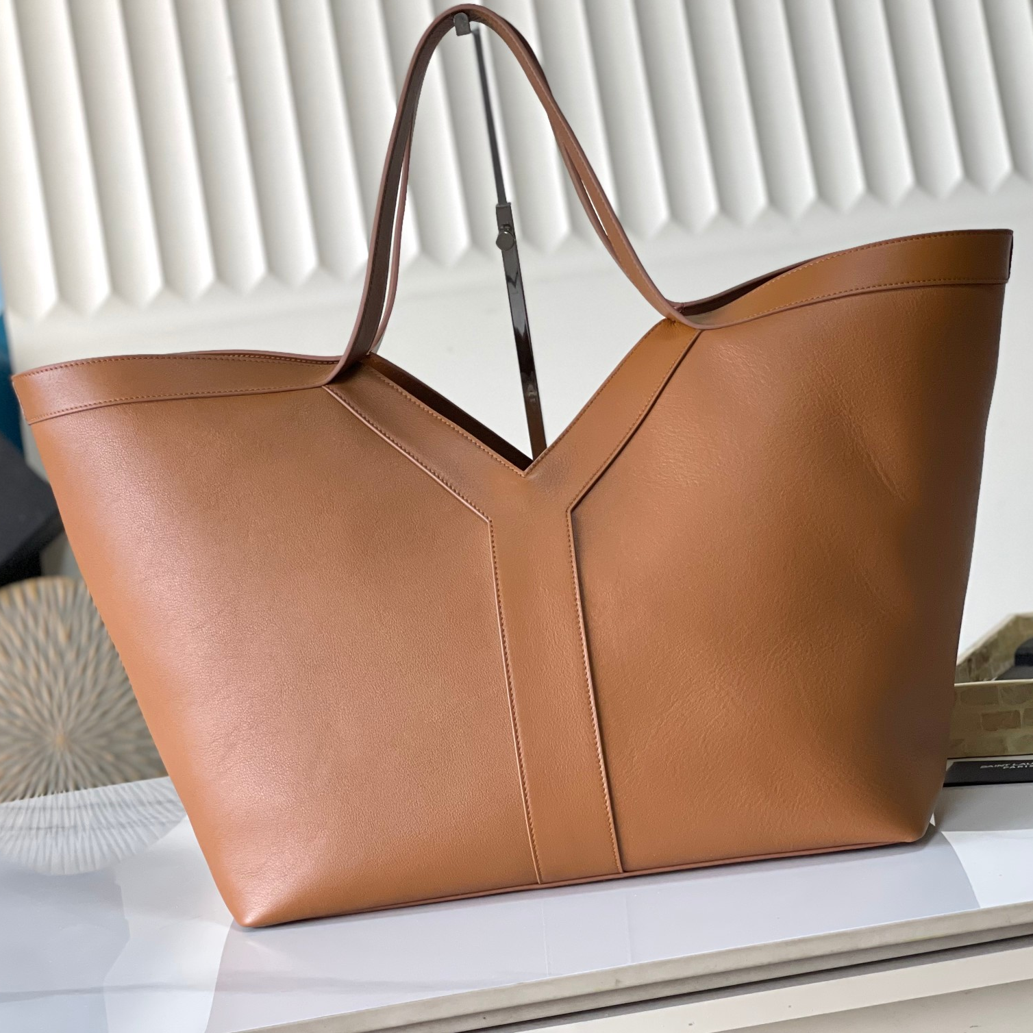 YSL - Y Cabas Calfskin Tote Bag Tote Bag Shopping Bag Handbag