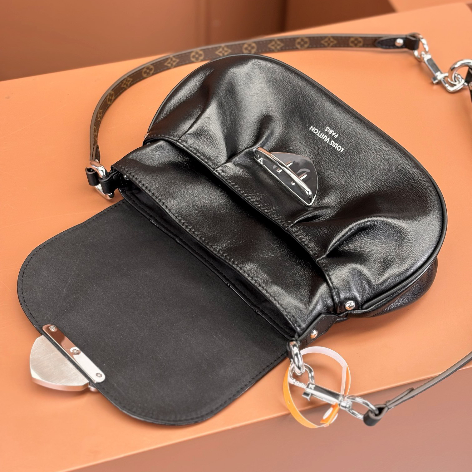 LV - Sunset Vibe Lambskin Leather Yuanbao Bag Handbag Shoulder Bag