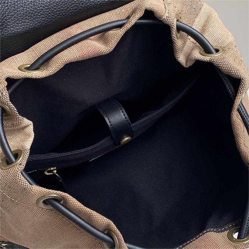 Burberry-The Rucksack Medium Grid Military Brigade