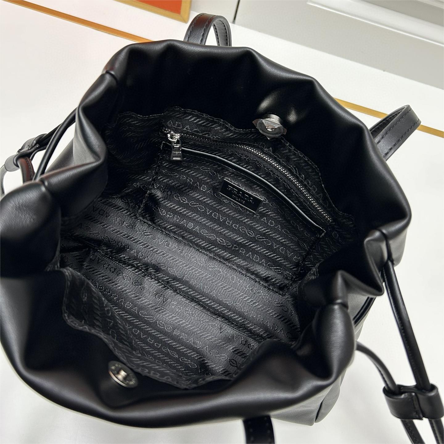 Prada-Drawstring Cloud Bag