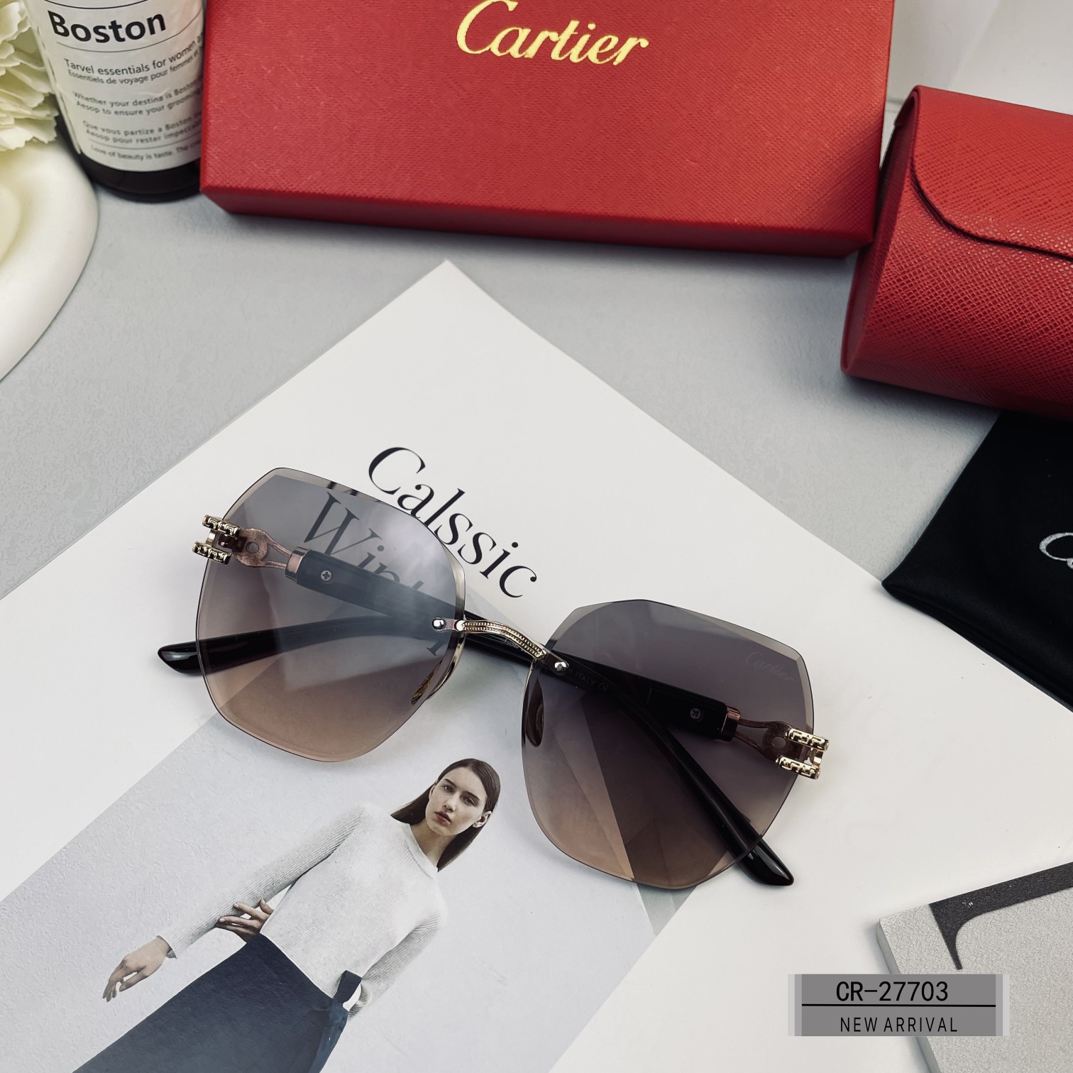 Cartier-Women's Frameless Sunglasses