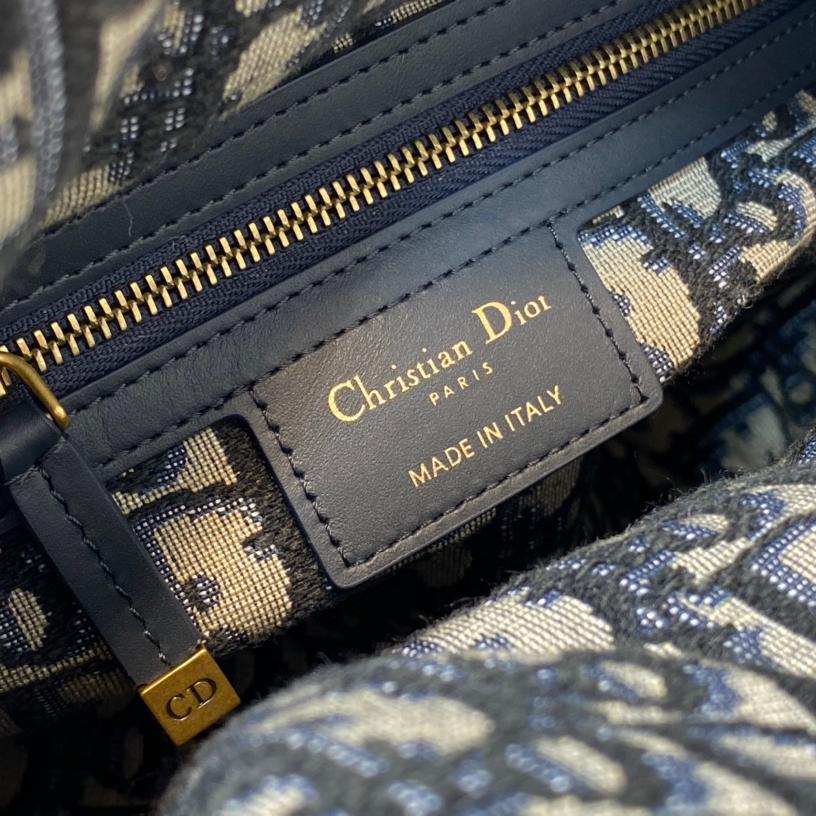 Dior-Wicker Willow bamboo woven large bag