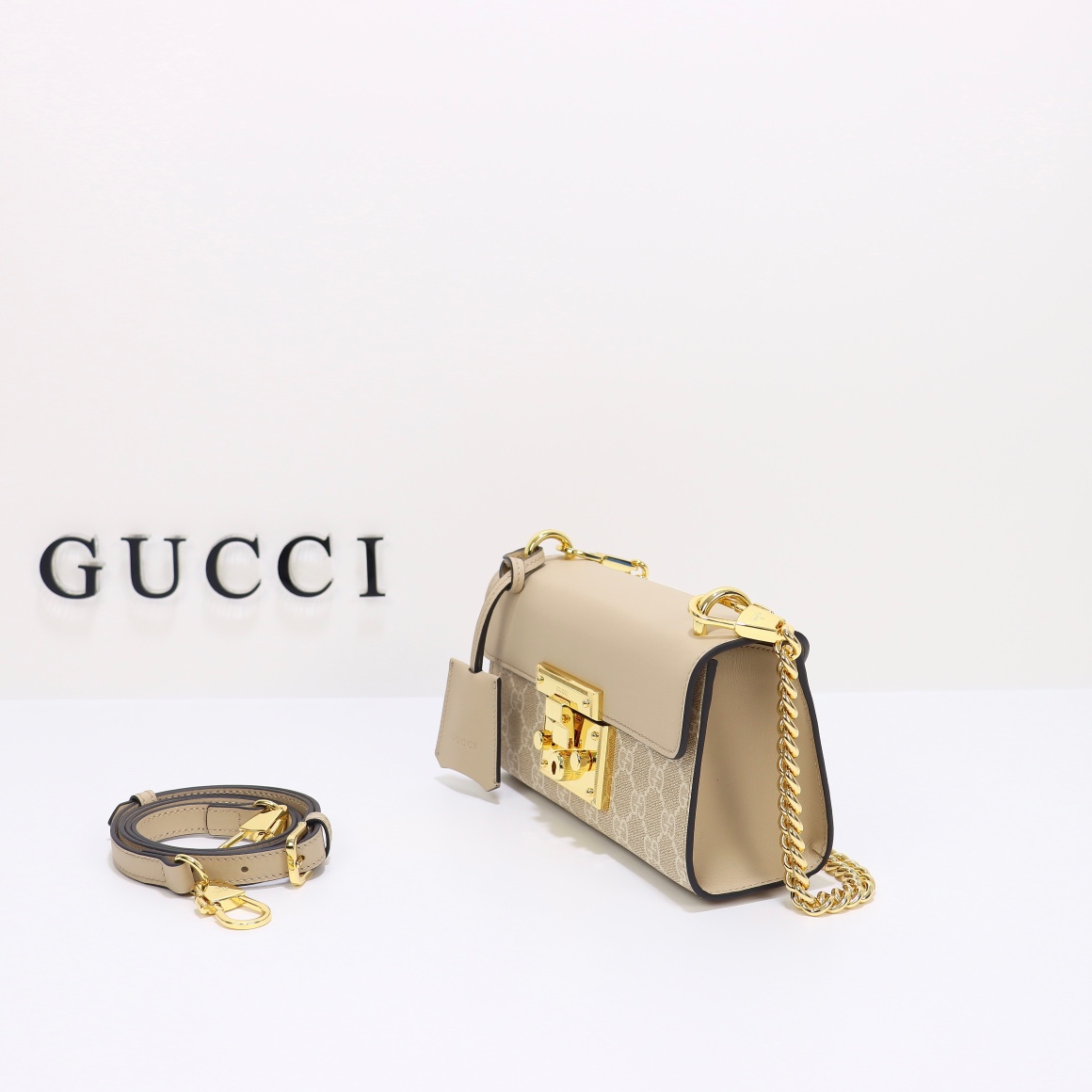 GUCCI-Padlock Lock Chain Bag