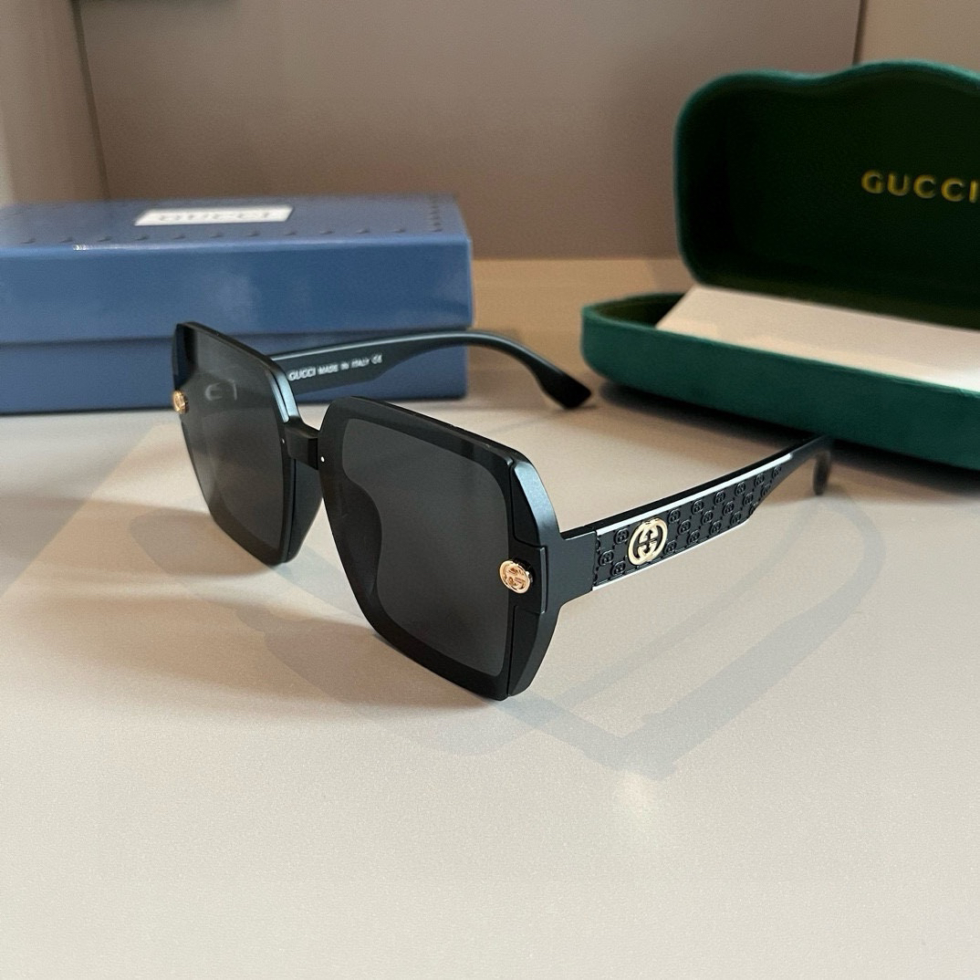 Gucci-unisex small box design sunglasses with a sense of design