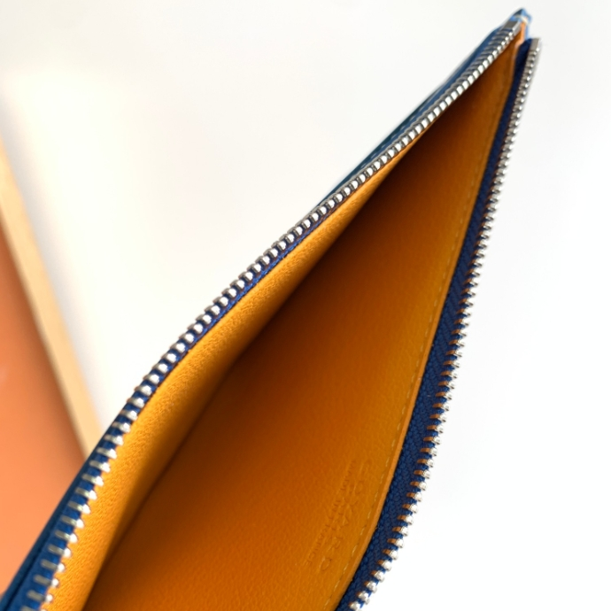 Goyard-Zipper clip wallet
