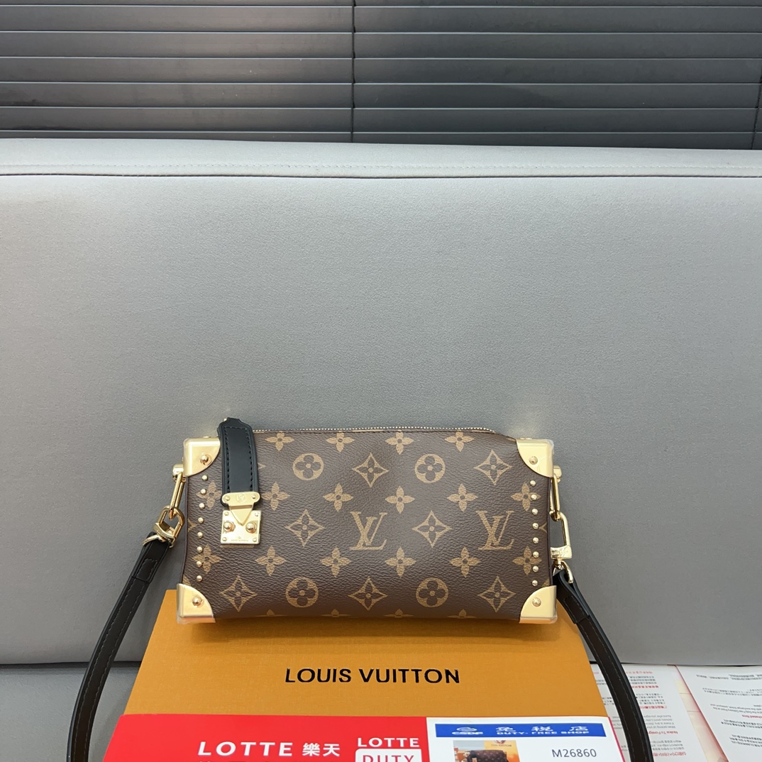 LV-Slim Trunk casual shoulder crossbody bag