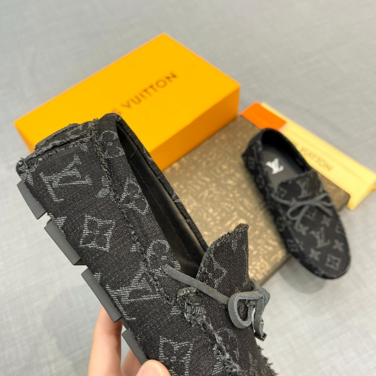 LV-Denim Black Bean Shoes