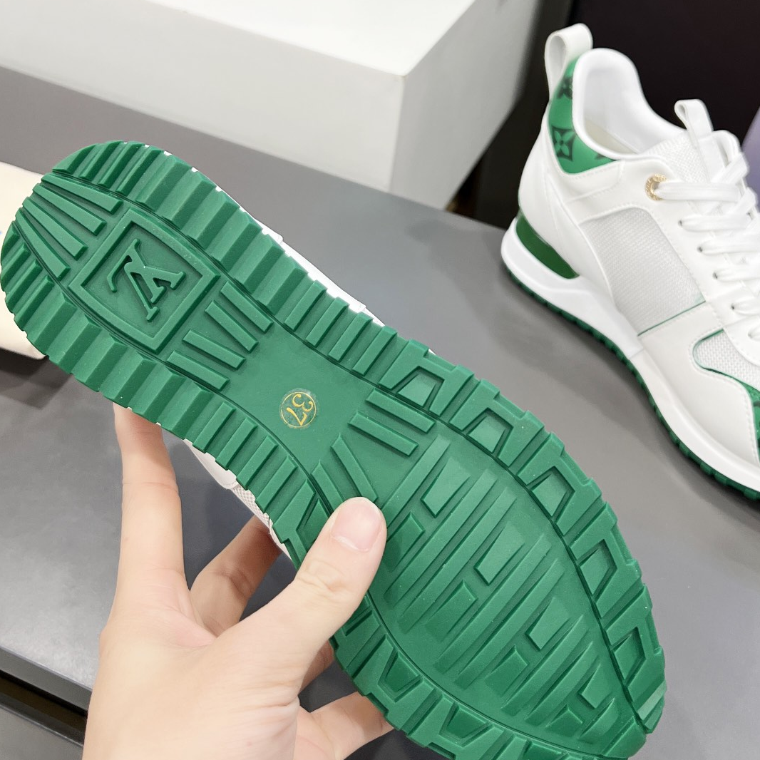 LOUIS VUITTON -Run Away White Low-top Casual Shoes