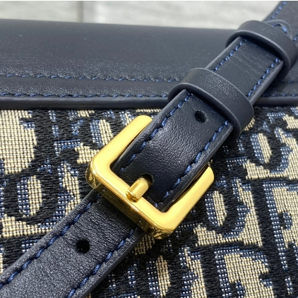 Dior-Shoulder Strap Mini Slip Leather Handbag