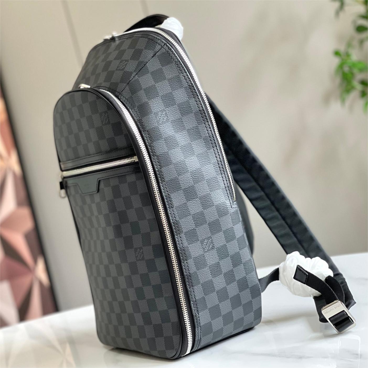LV-Michael Backpack with Damier Graphic