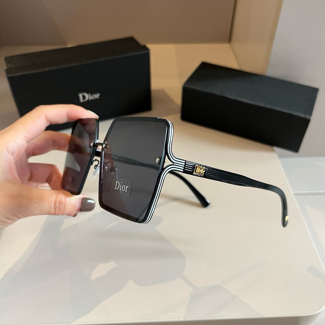 Dior-new large square polarizer sunglasses