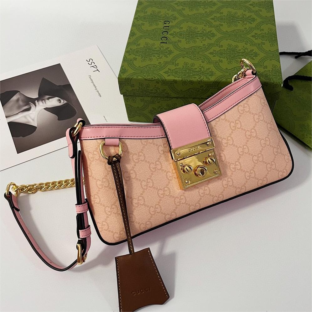 Gucci- New Padlo Series Small Shoulder Back