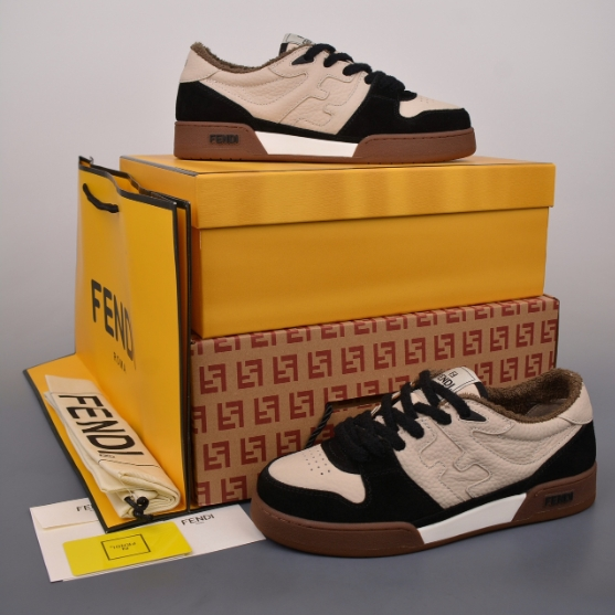 Fendi-Couple Style Low Cut Casual Board Shoes