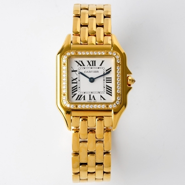 CARTIER-Cheetah Non Slip Textured Chain Link Watch