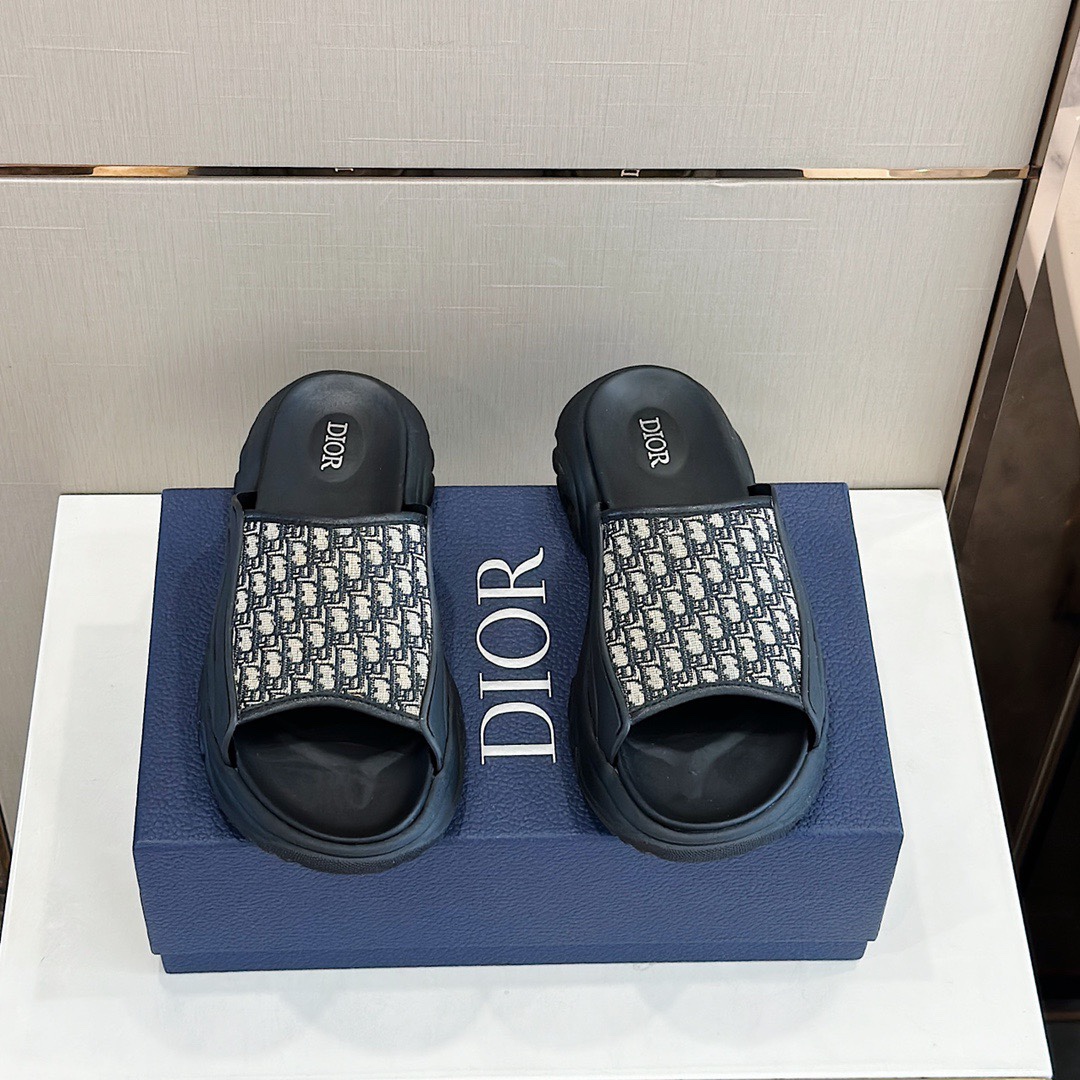 Dior-H-town series oblique thick sole