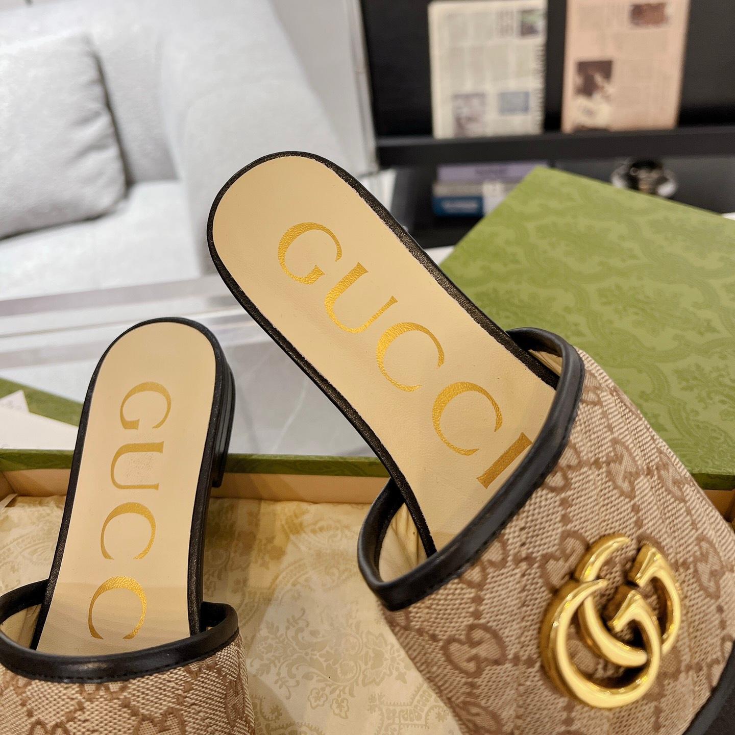 Gucci-spring and summer flat slippers