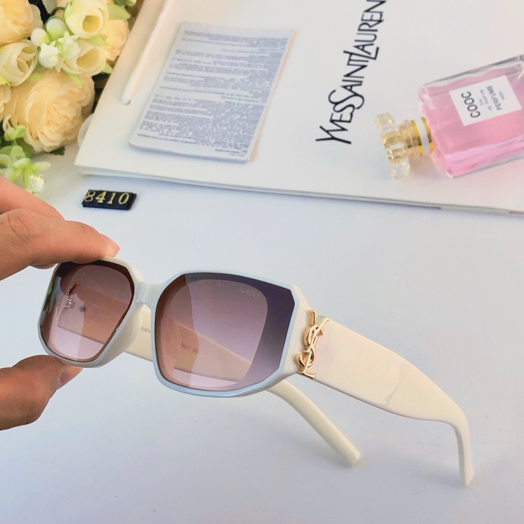YSL-retro high-end personalized square sunglasses