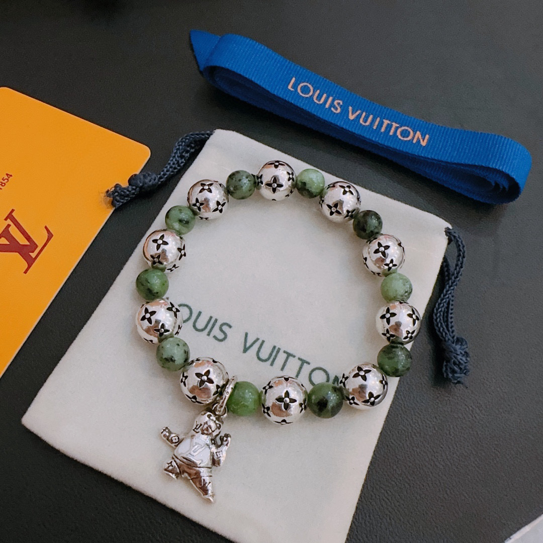 LV-Multi element agate and Thai silver style