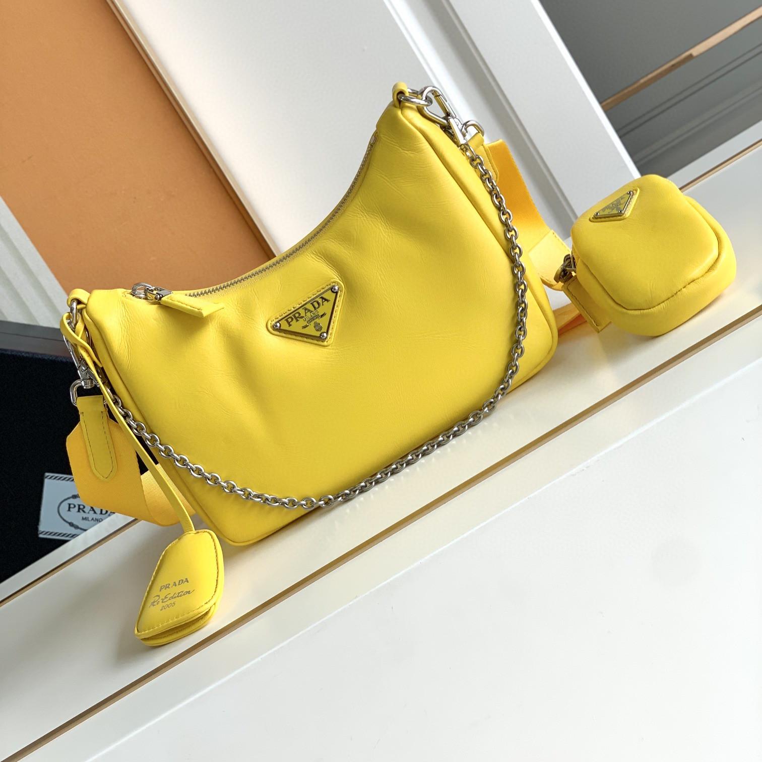 Prada-Lambskin 3 in 1