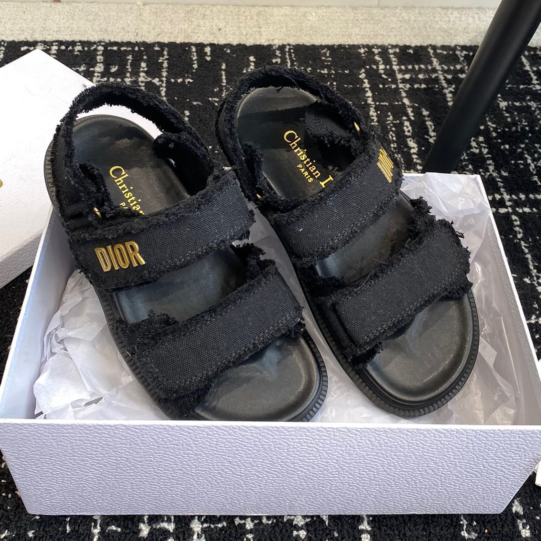 Dior-Black Sandals