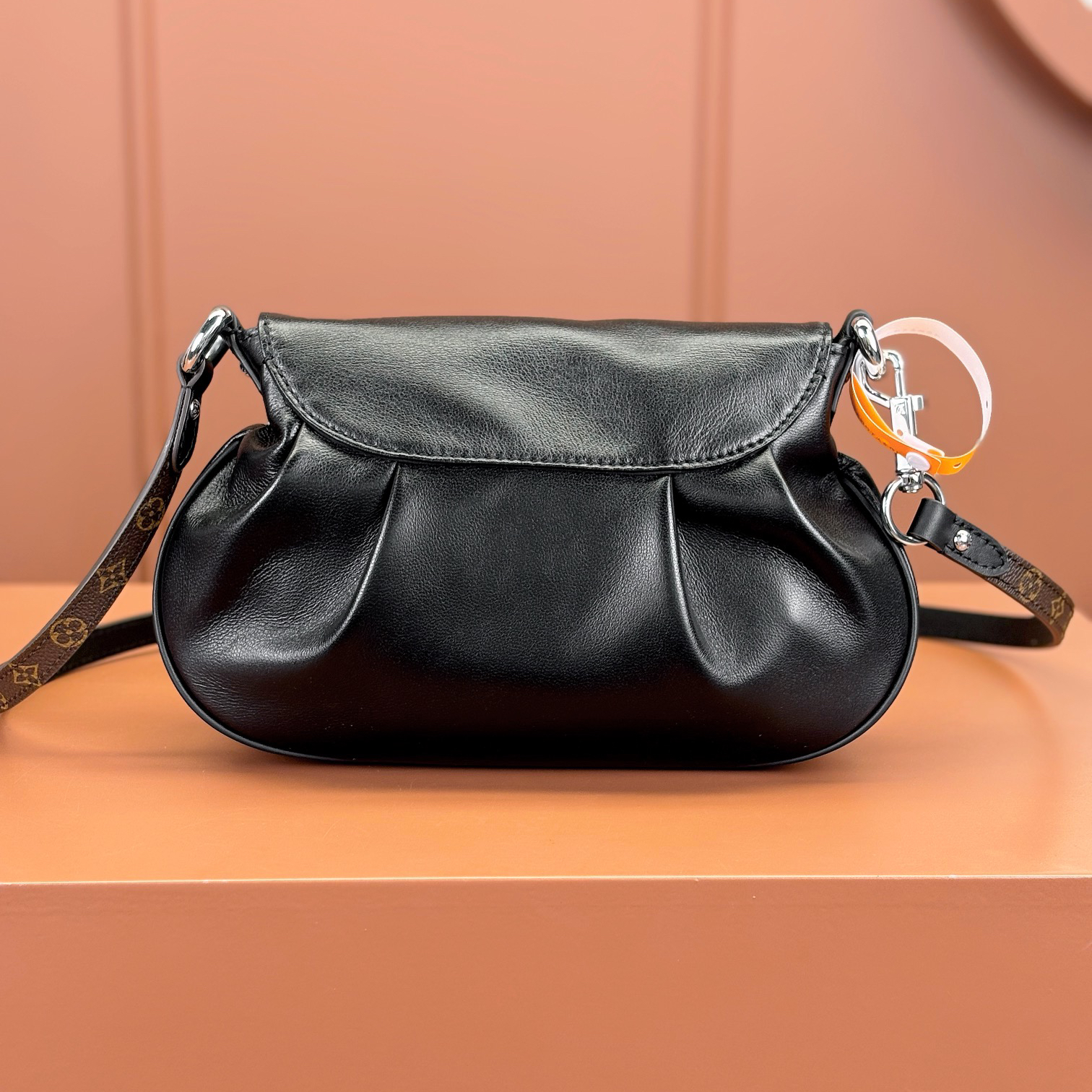 LV - Sunset Vibe Lambskin Leather Yuanbao Bag Handbag Shoulder Bag