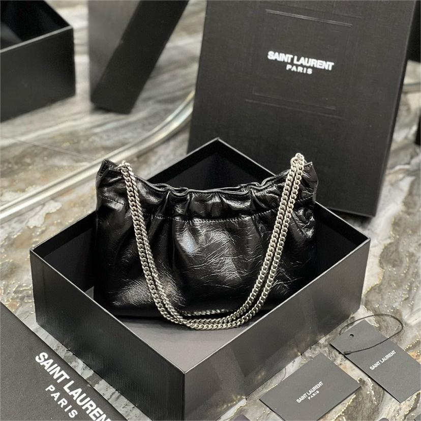 YSL-mini leather shoulder bag