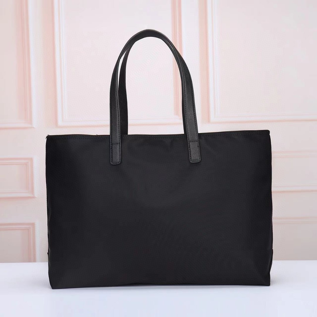 Prada-Imported waterproof fabric shopping bag handbag