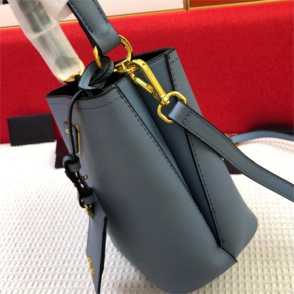 Prada-Double Safiano Cross Pattern Handbag