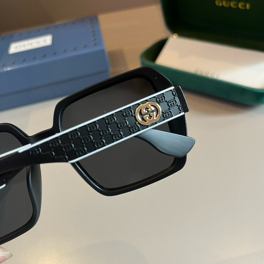 Gucci-unisex small box design sunglasses with a sense of design