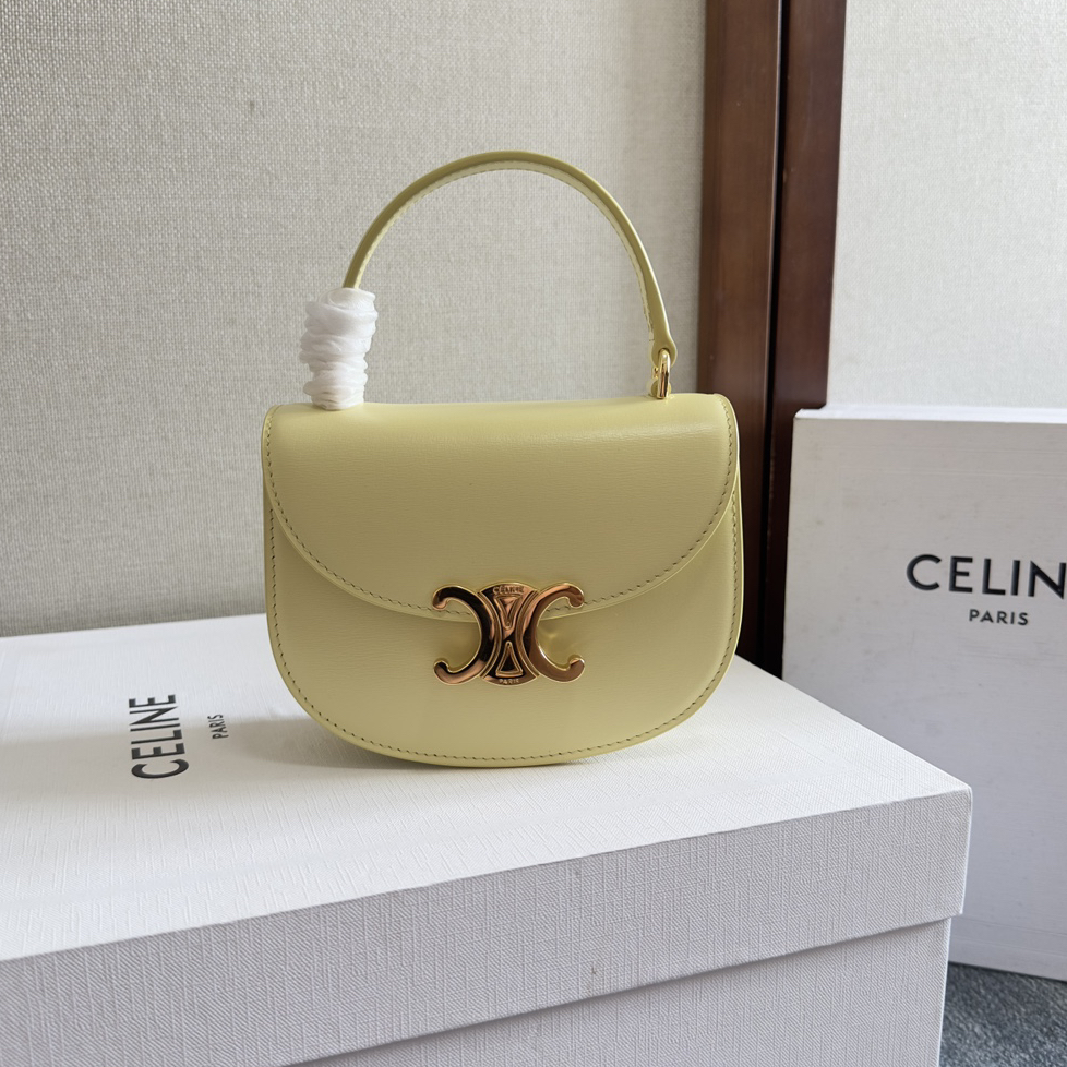 CELINE - Mini Besace Triumphal Arch Shoulder Cross Handbag