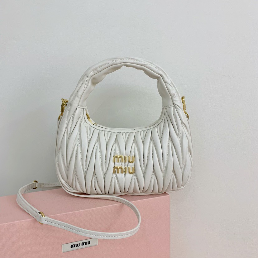 MIU MIU-Wander matelasse Hobo