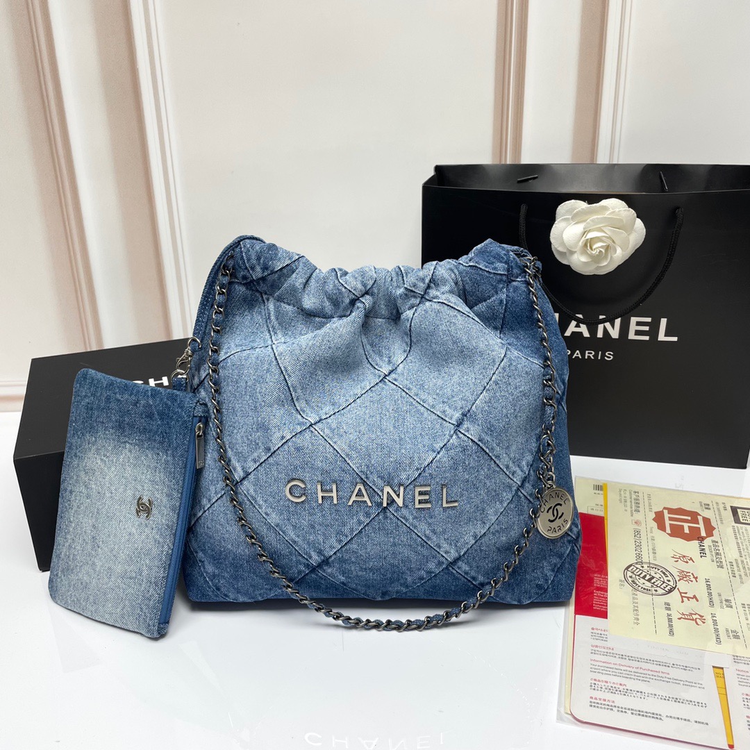 CHANEL-22 bag Cowboy series