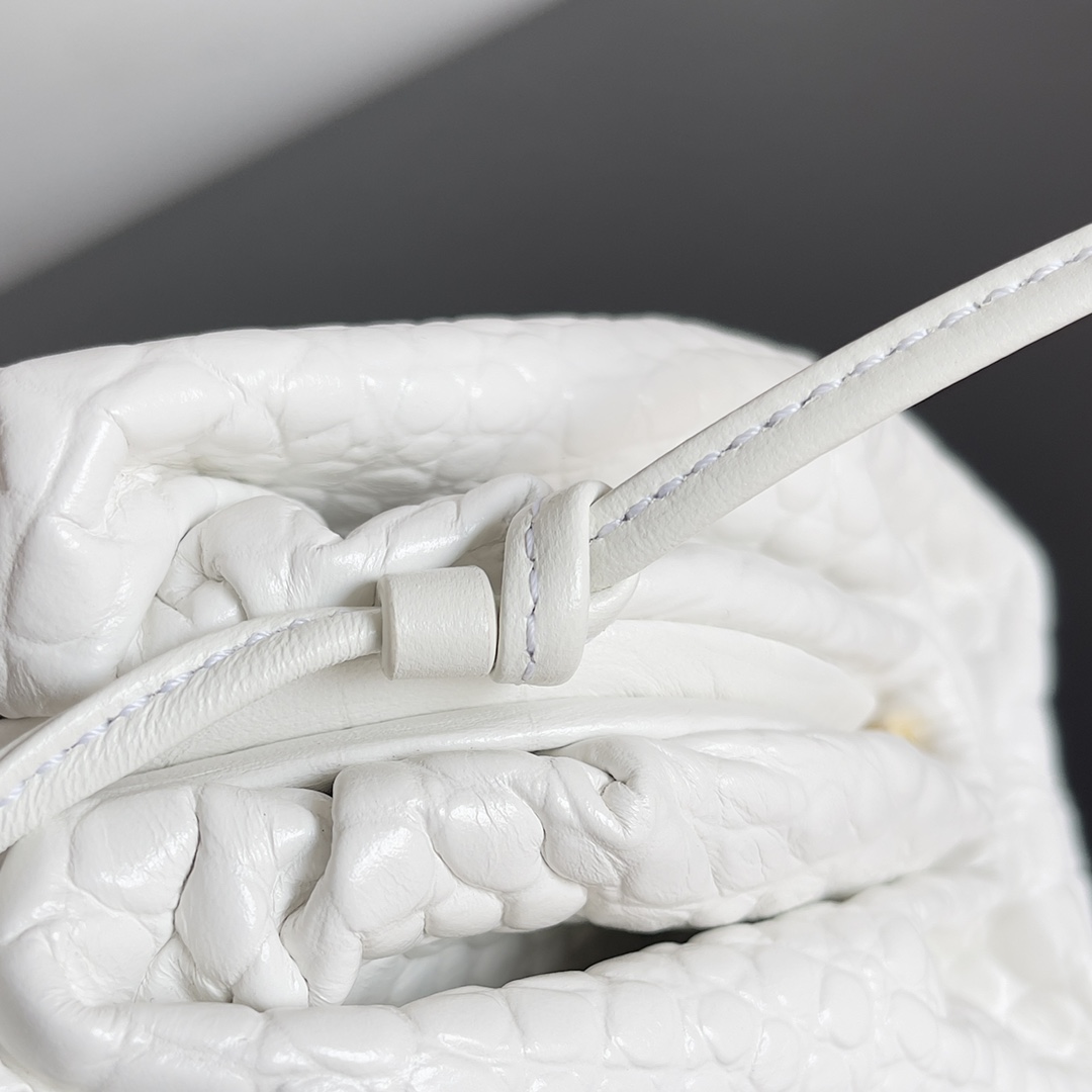 BV-Crocodile Print Cloud Bag