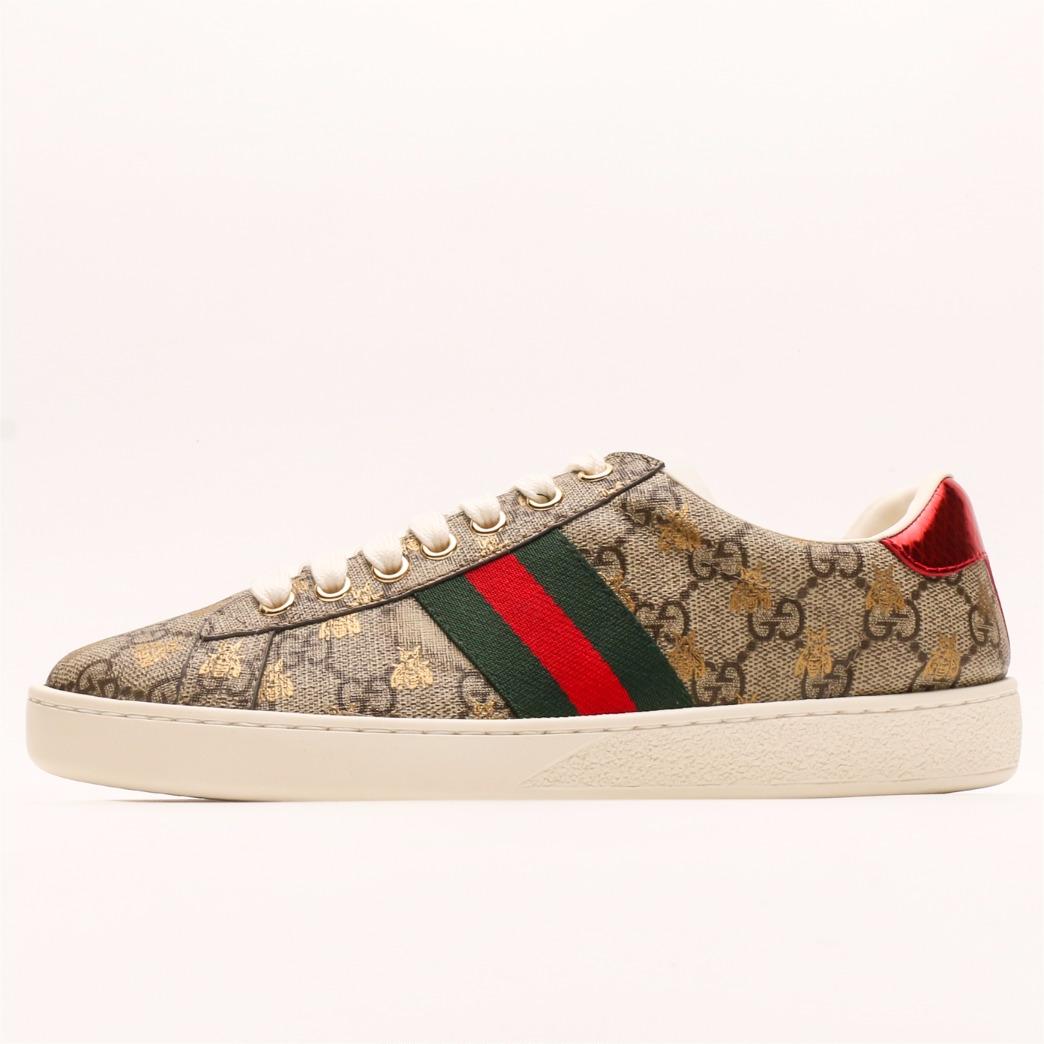 GUCCI-Couple style white shoes