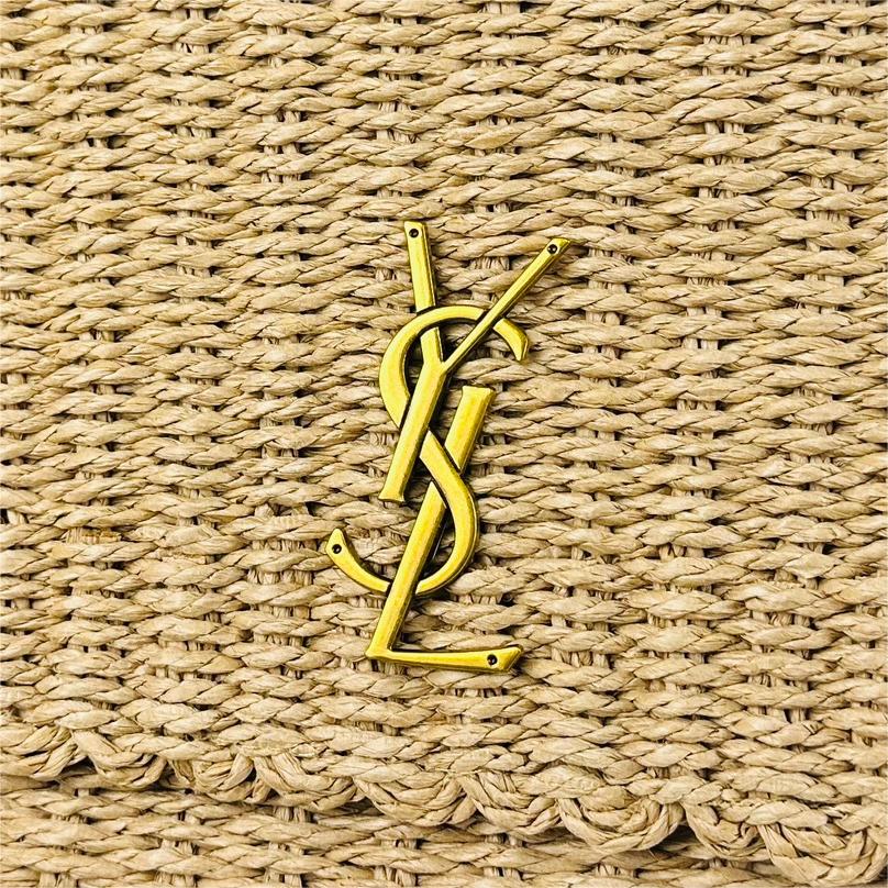 YSL-Kate_Lafite Grass Vine Weaving Craft Chain Bag