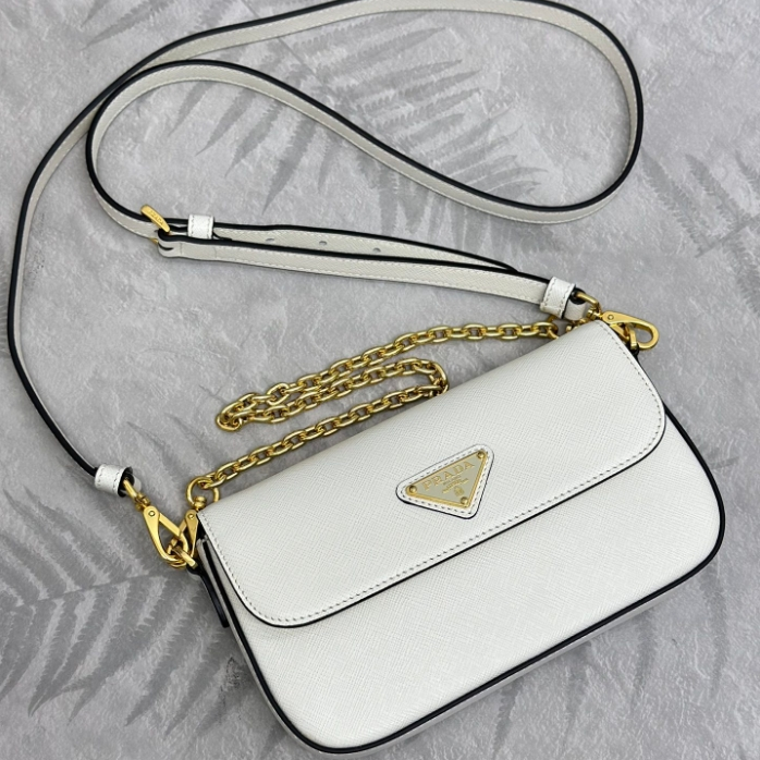 Prada-Chain Cowhide Mini Handbag