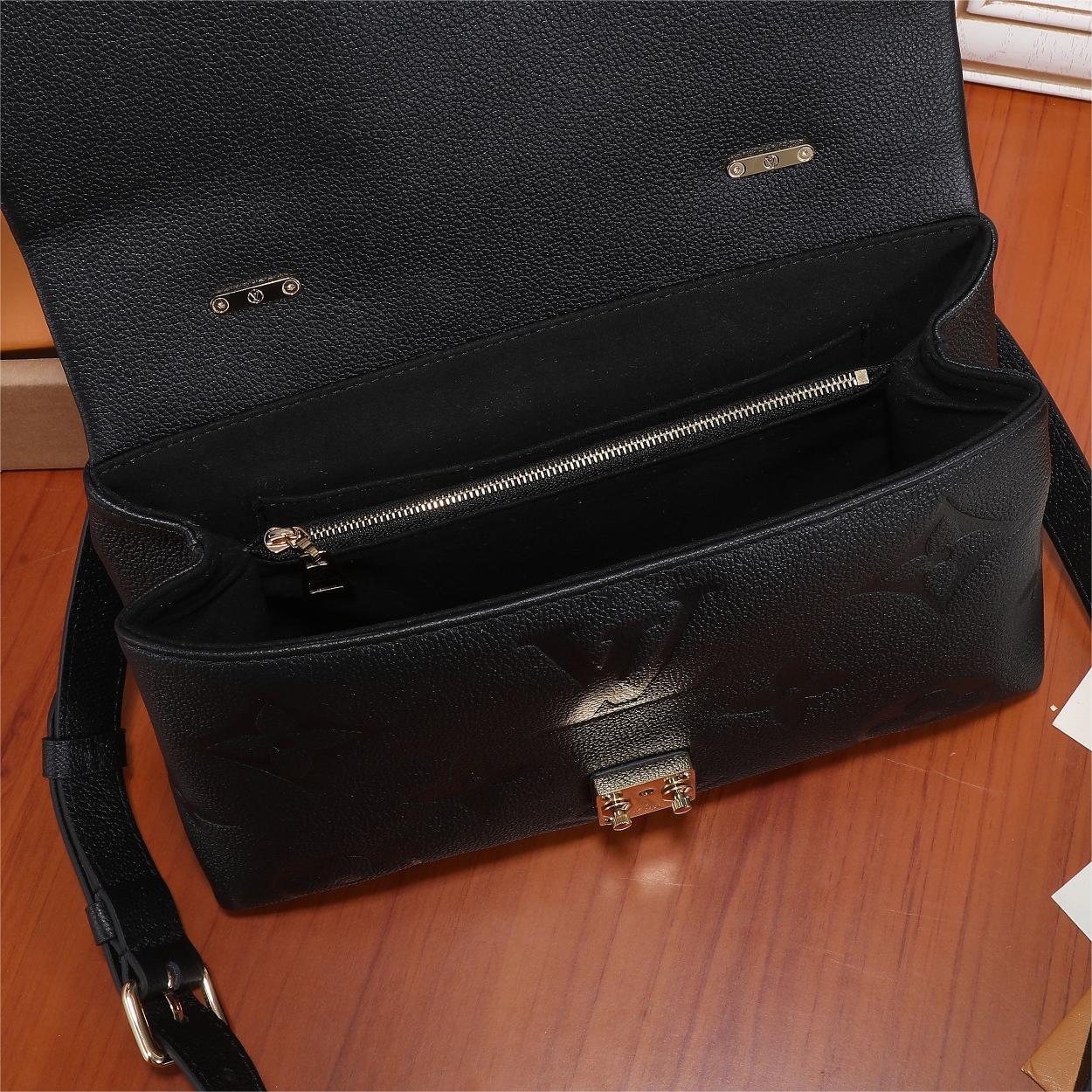 LV-MADELEINE Medium Black Handbag