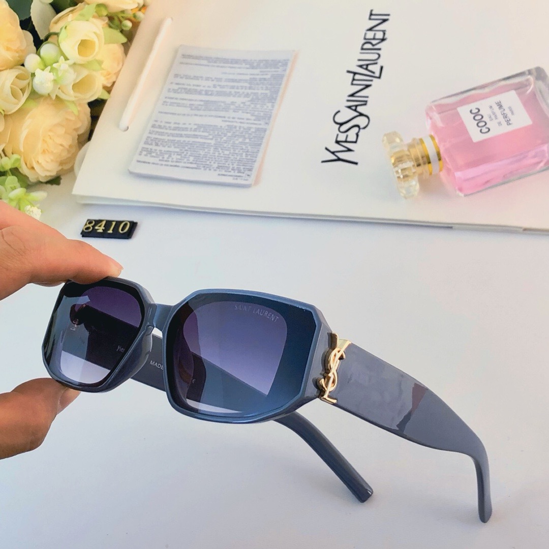 YSL-retro high-end personalized square sunglasses