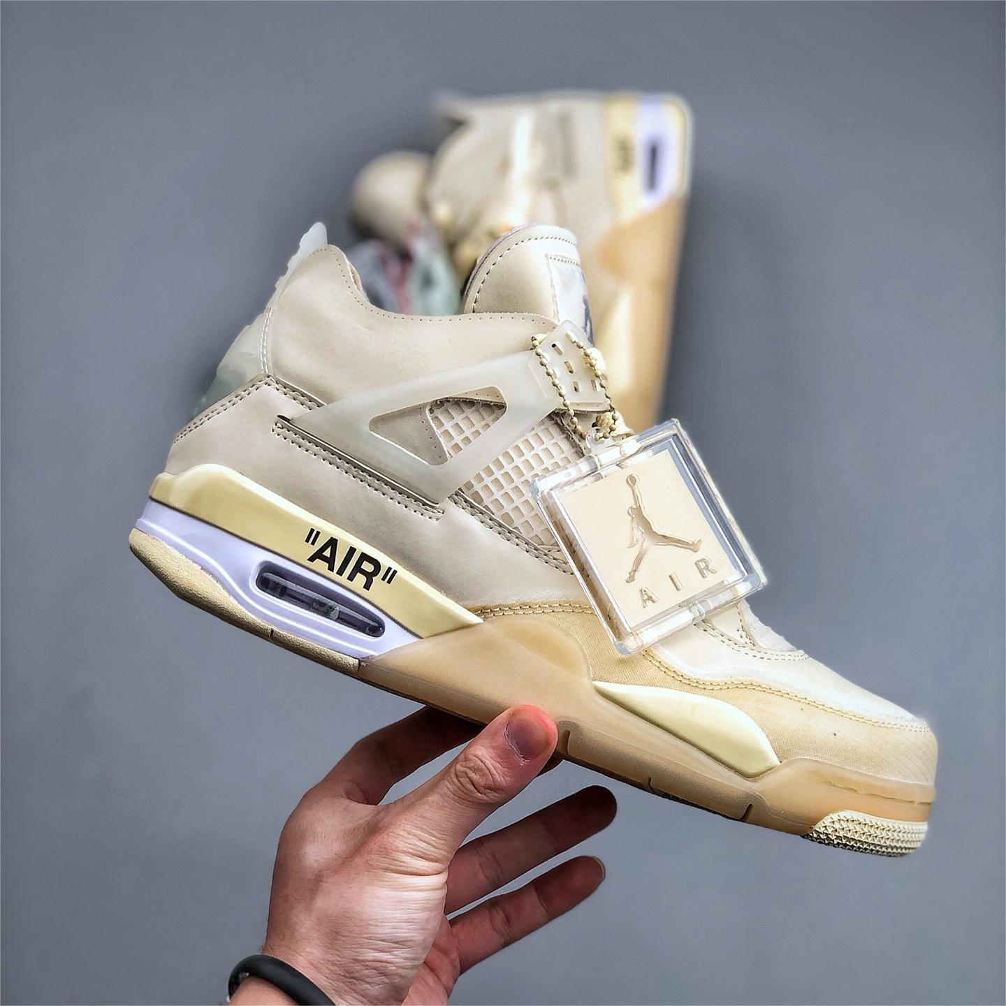 Nike-air jordan 4 x off white