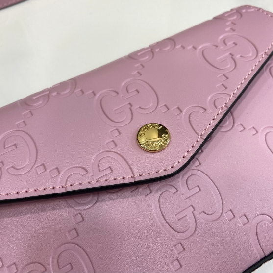 GUCCI-Ultra Mini Light Purple Leather Shoulder Backpack