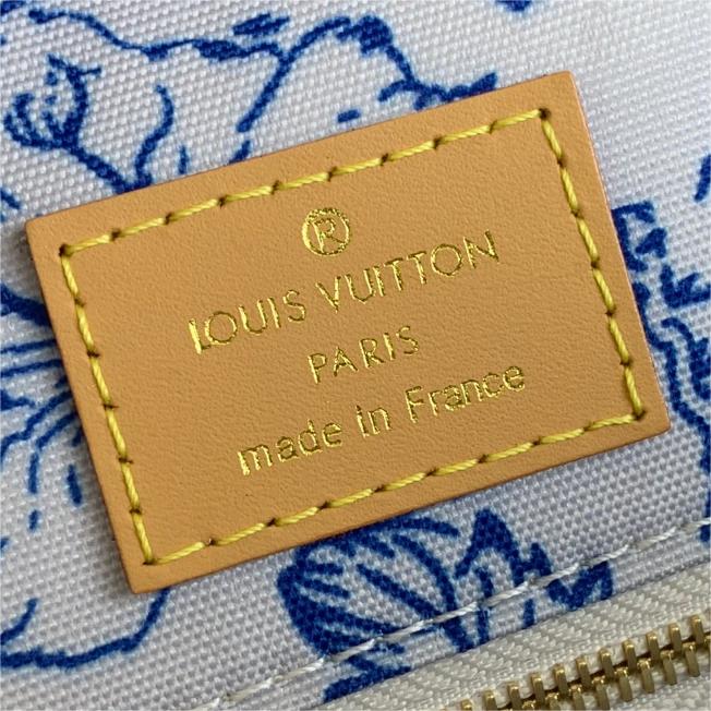 LV-by the Pool on the Go Medium Blue Tote Bag