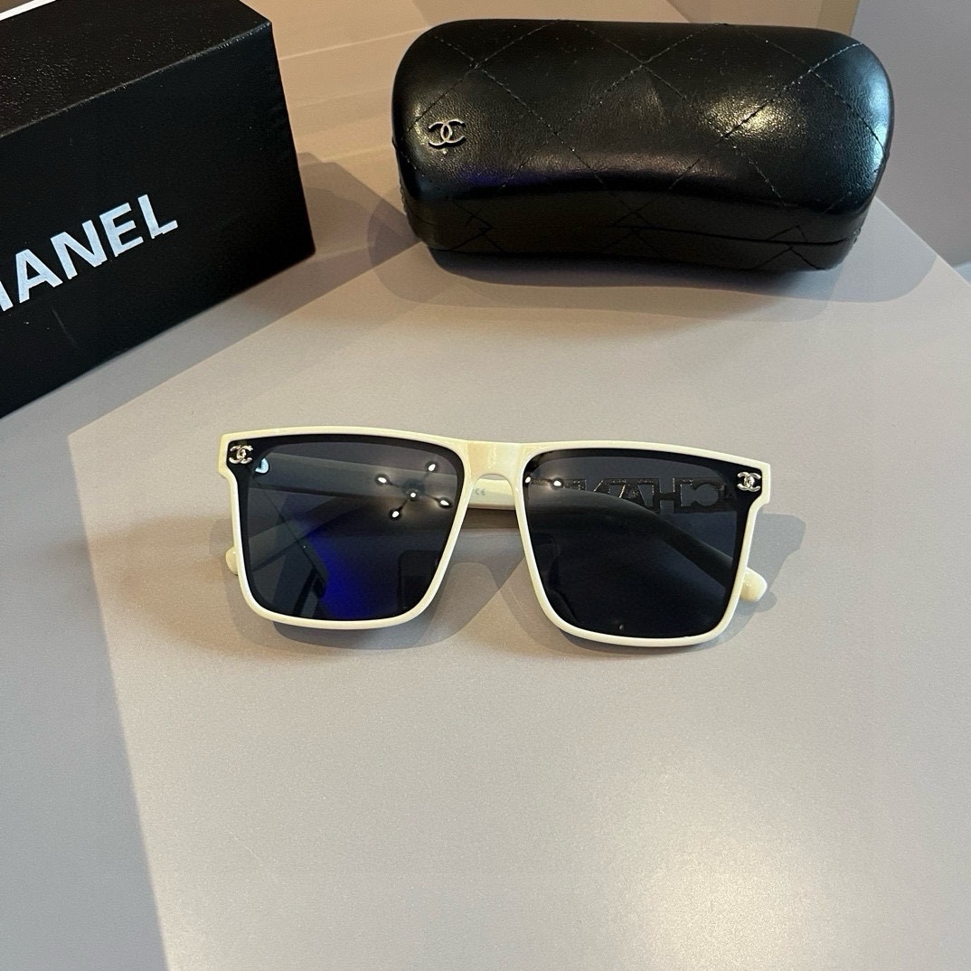 Chanel-2024 Official Early Spring New Large Frame Sunglasses