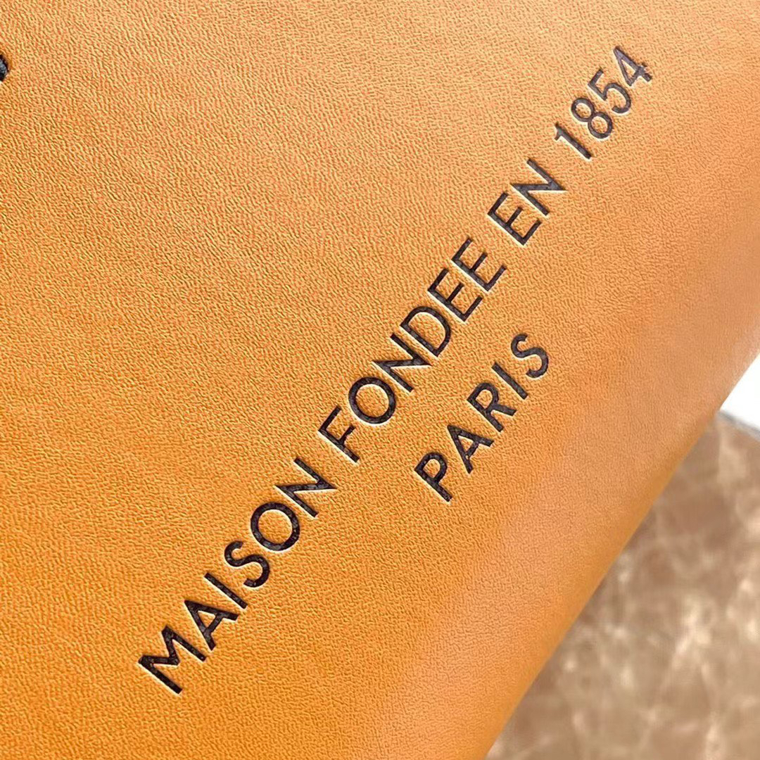 LV-Orange Cowhide Handba