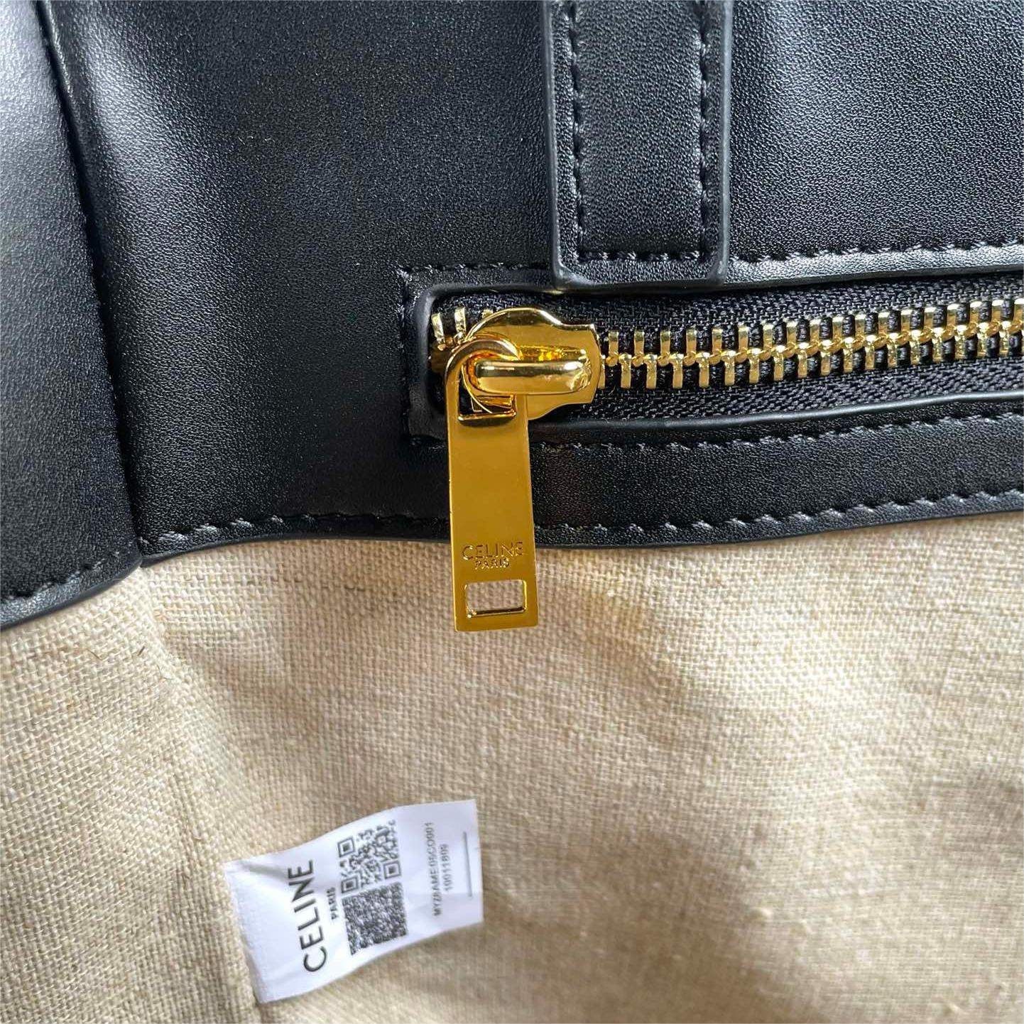 Celine-Summer canvas bag cabas