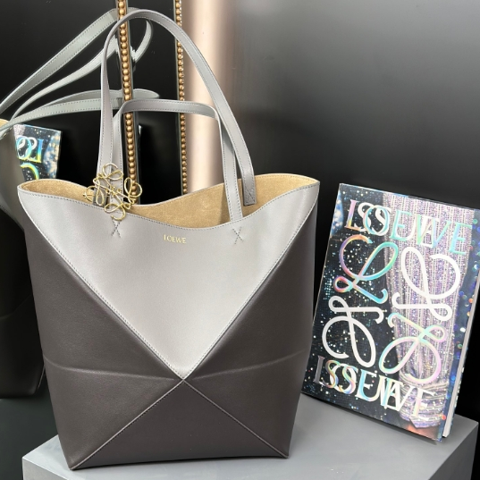 LOEWE-Puzzle Fold Tile Jar Ash Tote